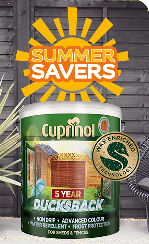 Save over 50% on Cuprinol Ducksback